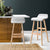 Artiss 4x Bar Stools Wooden Stool White