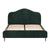 Artiss Bed Frame Queen Size Velvet Dark Green OLAN