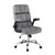 Artiss Office Chair Velvet Seat Racing Gaming Computer Desk Chairs Armrest Grey