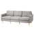 Artiss 3 Seater Sofa 225cm Linen Fabric Grey