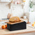 Bread Bin with Bamboo Lid used as Chopping Board for Kitchen Countertop