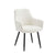 Neo Cindy Ivory Fabric Dining Chair 2PC