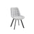 4PCS Neo Softy Light Grey Fabric Dining Chairs