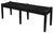 Kelly Loom Oak Bench (Black)