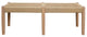 Kelly Loom Oak Bench (Natural)