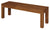 Tilda Solid Mahogany Timber Bench (Light Pecan)