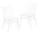 Riviera Solid Oak Dining Chair - Set of 2 (White)