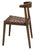 Elliot Leather Dining Chair (Walnut)