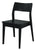 Providence Solid Oak Dining Chair - Set of 2 (Black)