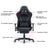 7 RGB Lights Bluetooth Speaker Gaming Chair Ergonomic Racing chair 165° Reclining Gaming Seat 4D Armrest Footrest Black Red