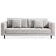 Jolie XL Size 3 Seater Sofa Fabric Uplholstered Lounge Couch - Quartz