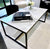 Interior Ave - Monaco Rectangle Coffee Table - White Marble Stone