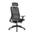 Carlie High Back Molded Foam Seat Ergonomic Office Chair In Black