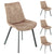 Sloane Fabric Dining Chairs (Set of 4) - Taupe