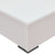 Queen Bed Frame Fabric Upholstery MDF LED Headboard in Champagne Colour