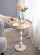 JESICCA MARBLE AND ALUMINUIM HAND MADE SIDE TABLE