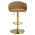 JENSEN GOLD GAS LIFT BAR STOOL