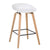 COMFY BAR STOOL WHITE