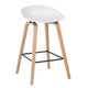 COMFY BAR STOOL WHITE