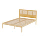 Artiss Bed Frame Double Size Rattan Wooden RITA