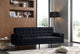 Marcella 3 Seater Sofa in Velvet Black