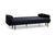 Marcella 3 Seater Sofa in Velvet Black