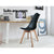 Artiss Set of 4 Padded Dining Chair - Black - Decorly