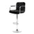 Artiss 4x Bar Stools Kitchen Swivel Bar Stool Leather Gas Lift Chairs Black