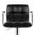 Set Of 4 Noa Kitchen Bar Stools In Chrome Black Leather