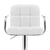 Pair Of Noa Kitchen Bar Stools In Chrome White Leather