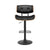 Artiss Bar Stool Gas Lift Wooden PU Leather - Black and Wood