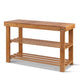 Artiss Bamboo Shoe Rack Wooden Seat Bench Organiser Shelf Stool