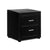 Artiss PVC Leather Bedside Table - Black - Decorly