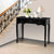 Artiss Hallway Console Table Hall Side Dressing Entry Display 3 Drawers Black - Decorly