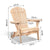 Gardeon Outdoor Chairs Furniture Beach Chair Lounge Wooden Adirondack Garden Patio - Decorly