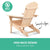 Gardeon Outdoor Chairs Furniture Beach Chair Lounge Wooden Adirondack Garden Patio - Decorly