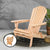 Gardeon Outdoor Chairs Furniture Beach Chair Lounge Wooden Adirondack Garden Patio - Decorly