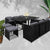 Gardeon 11 Piece PE Wicker Outdoor Dining Set - Black