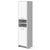 Artiss 185cm Bathroom Tallboy Toilet Storage Cabinet Laundry Cupboard Adjustable Shelf White - Decorly