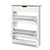 Artiss Shoe Cabinet Rack Storage Organiser Cupboard Shelf Drawer 16 Pairs White - Decorly