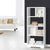 Artiss Display Shelf Bookcase Storage Cabinet Bookshelf Bookcase Home Office White - Decorly