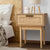 Rattan Bedside Table With 1 Drawer