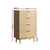 Nobu Rattan 4 Drawer Tallboy