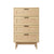 Nobu Rattan 4 Drawer Tallboy