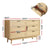 Nobu Rattan 6 Drawer Chest