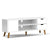 Artiss TV Cabinet Entertainment Unit Stand Wooden Scandinavian 120cm White - Decorly