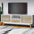 Artiss Wooden Entertainment Unit - White & Wood - Decorly