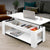 Artiss Lift Up Top Mechanical Coffee Table - White - Decorly