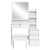 Artiss Dressing Table Mirror Stool Jewellery Cabinet Makeup Organizer Drawer - Decorly