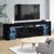 Artiss TV Cabinet Entertainment Unit Stand RGB LED Gloss Furniture 160cm Black - Decorly